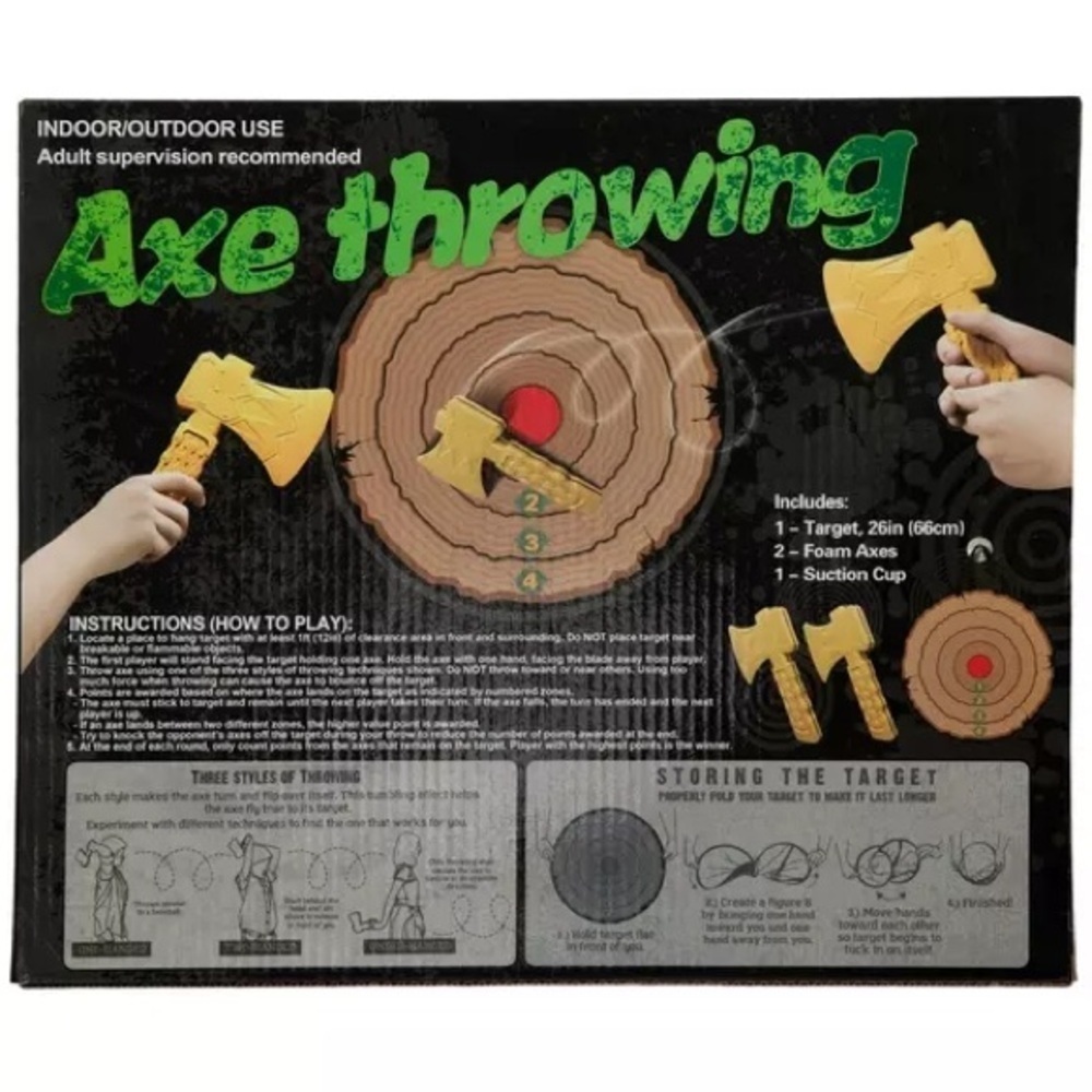 Foam Axe Throwing Set - Picture 2 of 4